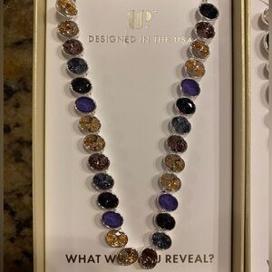 Bomb Party Holiday Jewel Candy Necklace-NK12694